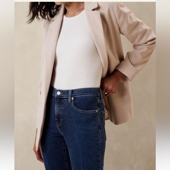 Banana Republic High Rise, Ankle length Skinny Jeans size 4 - Picture 9 of 11